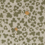 Stillshirt Bio Merinowolle Siebdruck Klee oliv