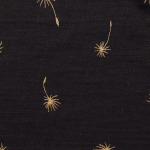 Stillshirt Bio Merinowolle Siebdruck Pusteblumen gold