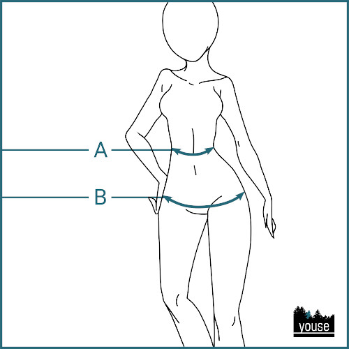Abmessungen Raglanshirt Edina