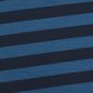 Preview: Blockstreifen azurblau schwarzblau