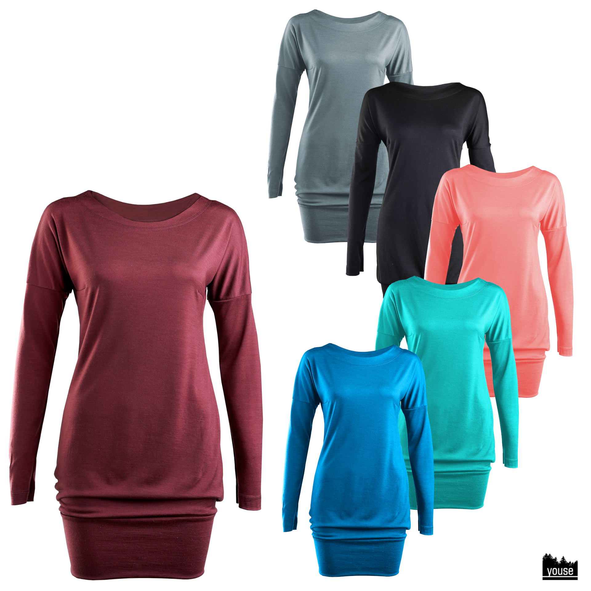 Bio Merinokleid Amia uni alle Farben