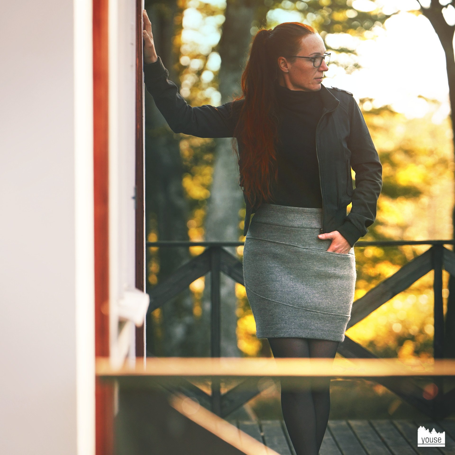 Walk Rock Dia aus Bio Merinowolle grau meliert