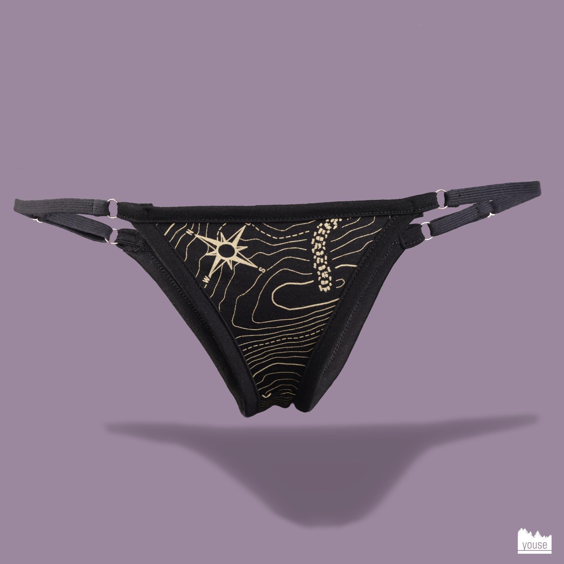 Tanga Venus aus Bio Merinowolle Happy trails