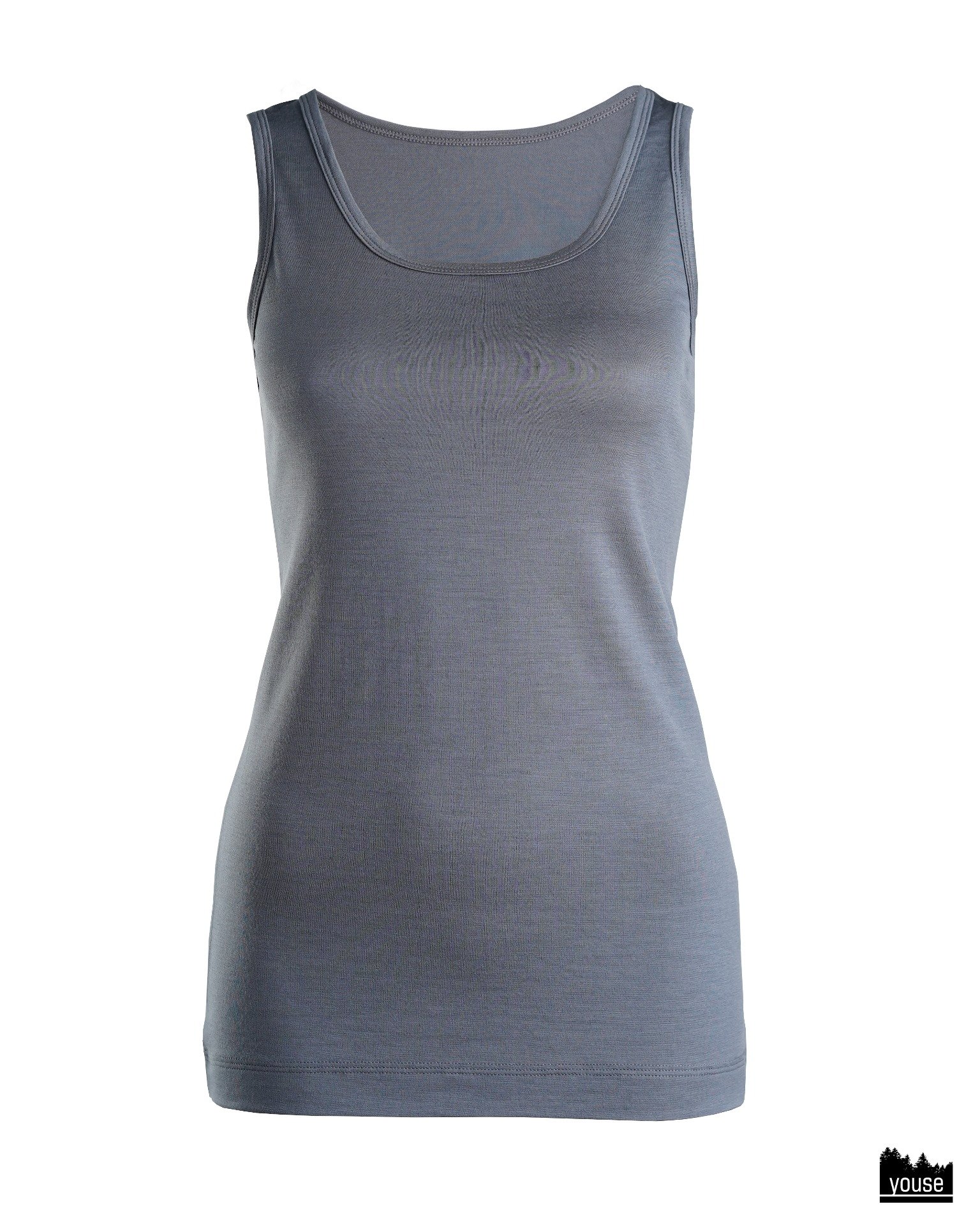 Merinowolle Damen Unterhemd mulesingfrei grau