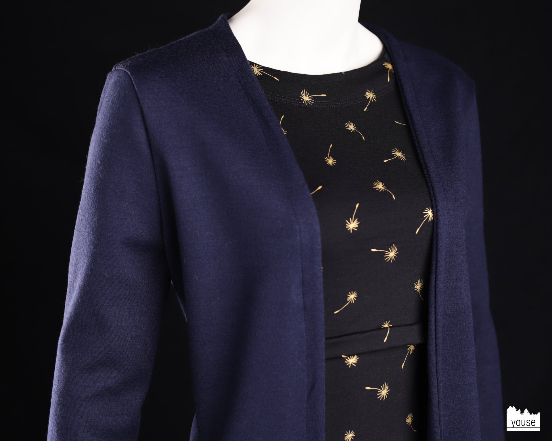 Cardigan schwarzblau