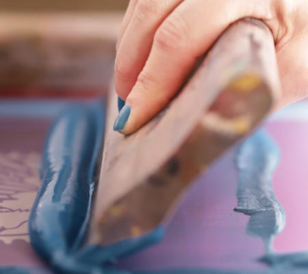 Siebdruck Handarbeit